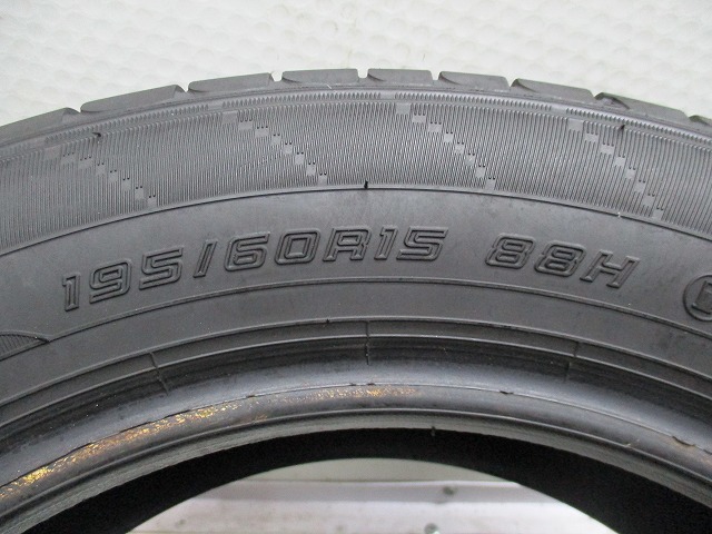 195-60R15 9.5-9分山 ダンロップ エナセーブEC204 2020年製 中古タイヤ