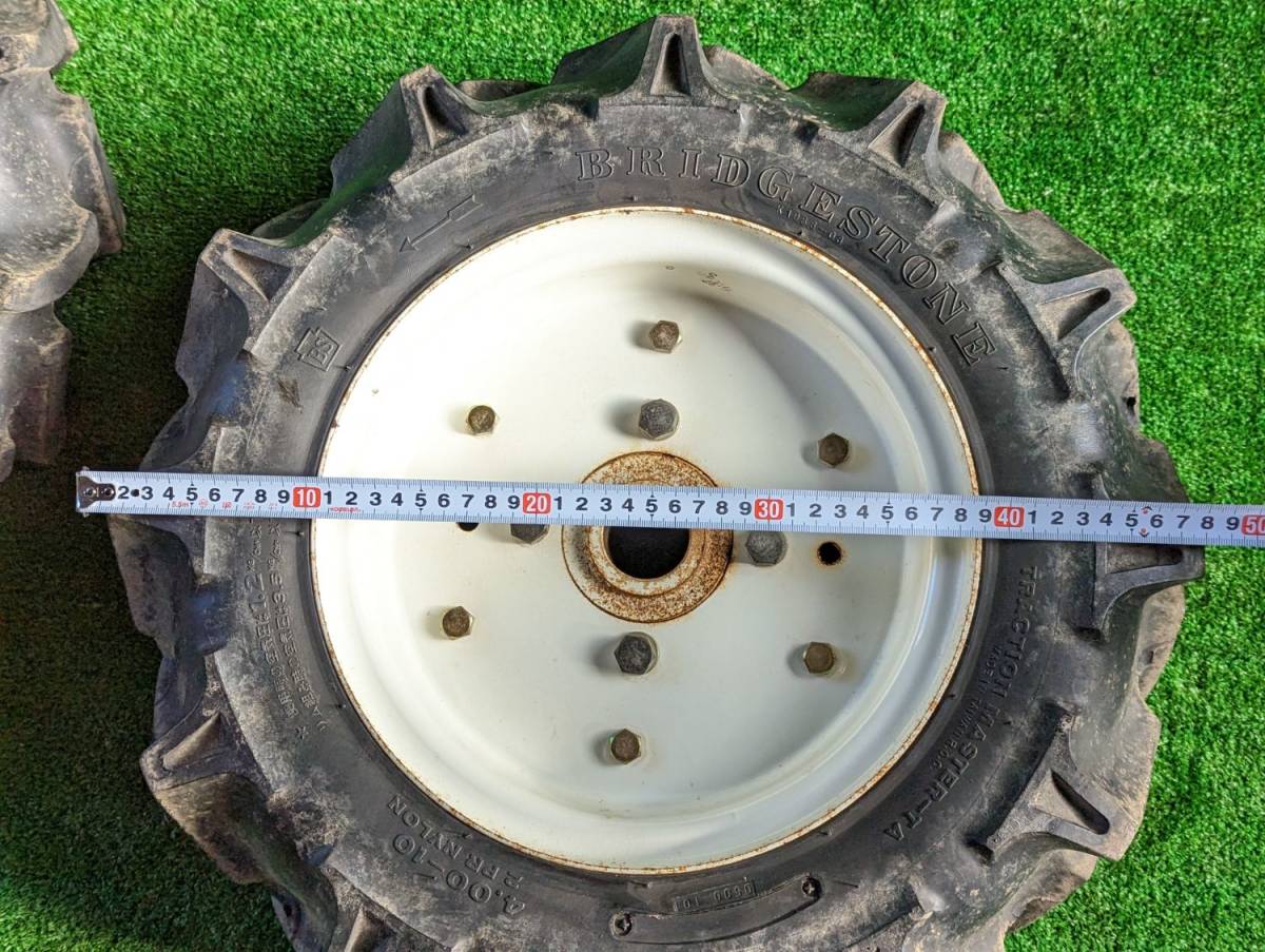 耕うん機 三重○ ブリジストン 耕運機用 水田 タイヤ 4.40-21 左右 耕うん機 三重○ ブリジストン 耕運機用 水田 タイヤ 4.40-21 左右