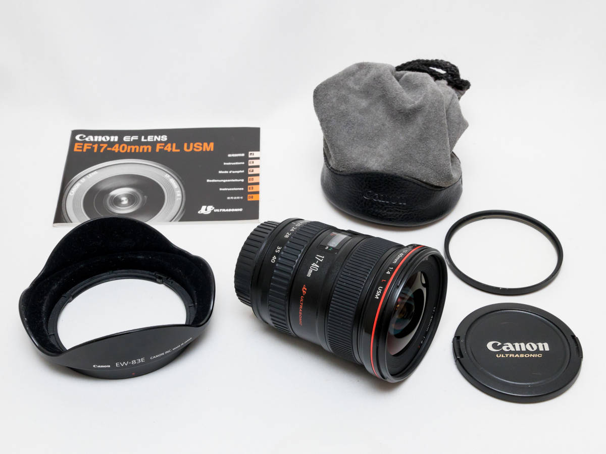 Canon キヤノン 広角ズームレンズ EF 17-40mm F4 L USM USM F4L EF17 