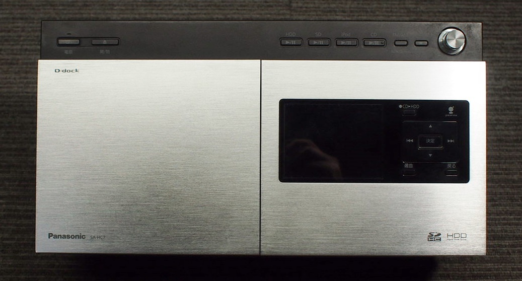 ☆Panasonic コンパクトステレオ D-dock☆ コンポ SA-HC7（☆Panasonic 
