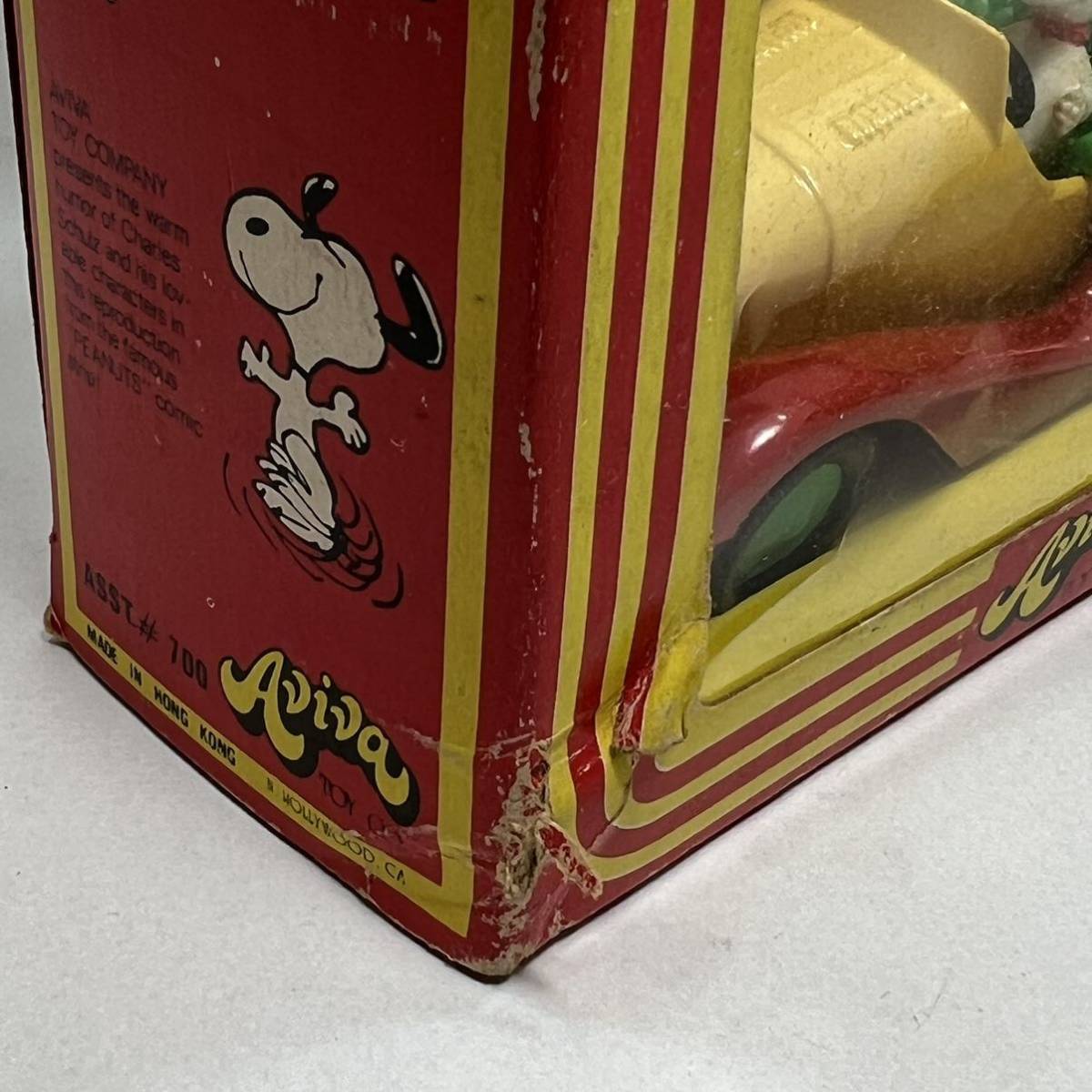 長期保管品 AVIVA 香港製 スヌーピー DIE CAST METAL TOY SNOOPY IN
