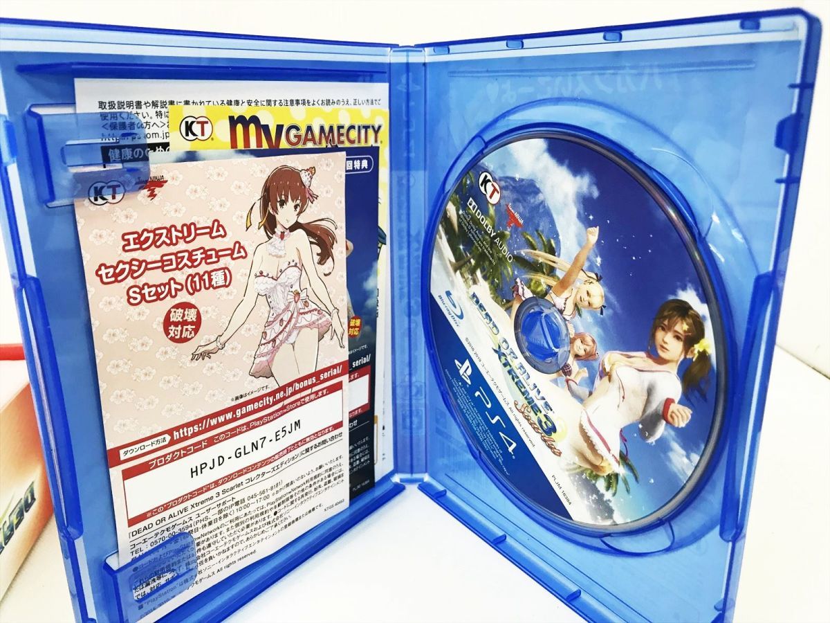 1円】PS4 ソフト DEAD OR ALIVE XTREME3 Scarlet コレクターズ 