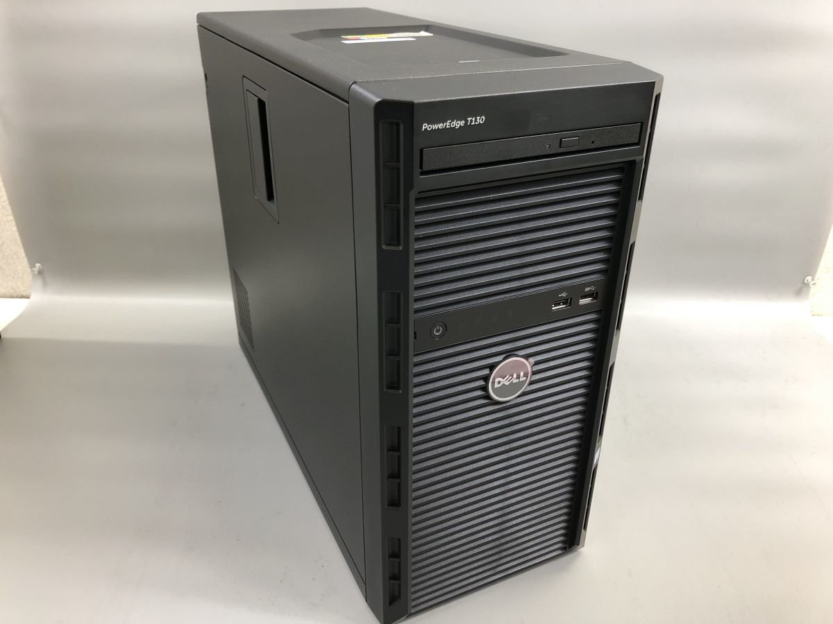 1円スタート DELL PowerEdge T130 (CPU:Xeon E3-1220v6 3.0Ghz/メモリ