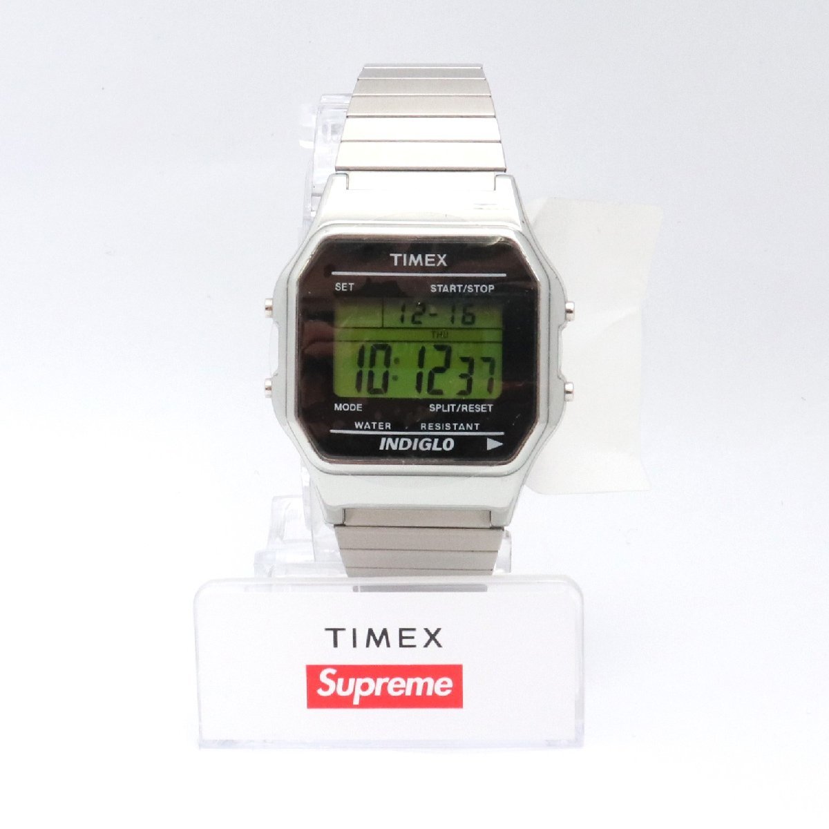 SUPREME × TIMEX Digital Watch シルバー シュプリーム タイメックス