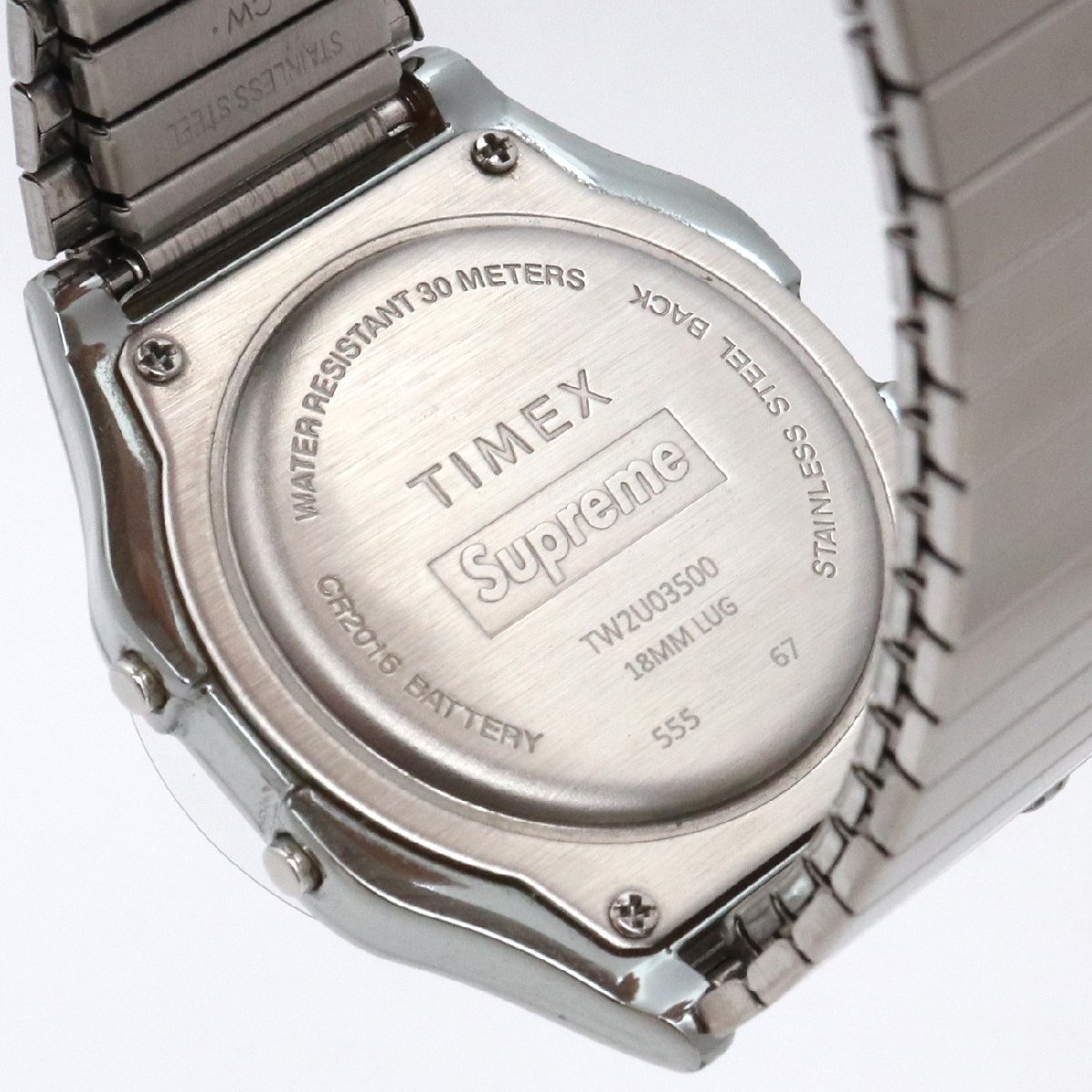 SUPREME × TIMEX Digital Watch シルバー シュプリーム タイメックス