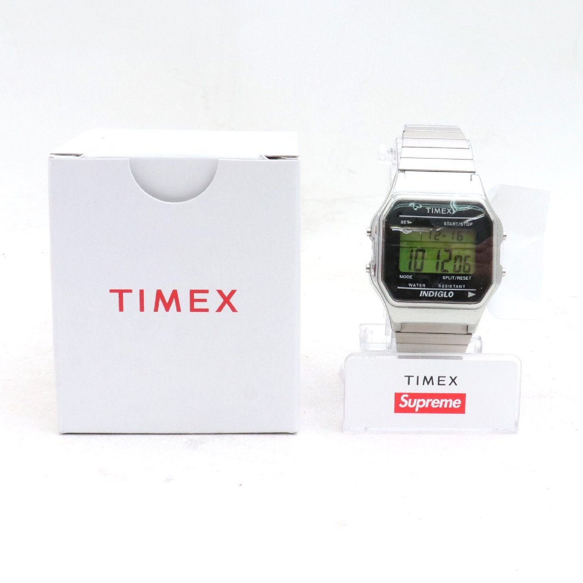 SUPREME × TIMEX Digital Watch シルバー シュプリーム タイメックス