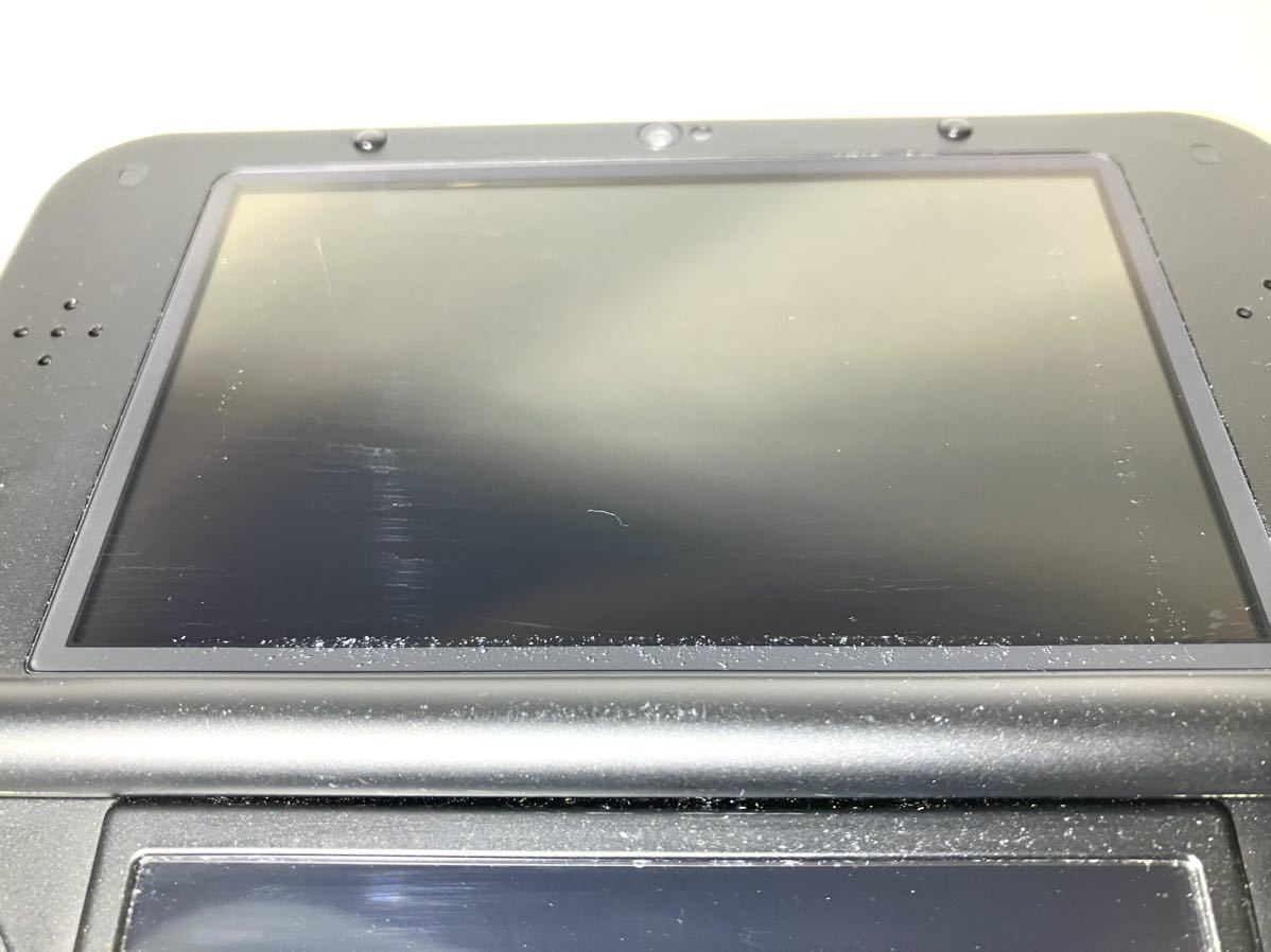 1円〜 Newニンテンドー3DS LL ライム × ブラック 充電器付き / New 