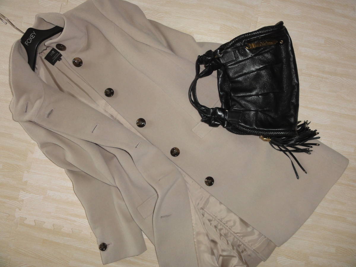 美品・23区・アンゴラ混ウールコート・大きいサイズ44 アンゴラ混 23区