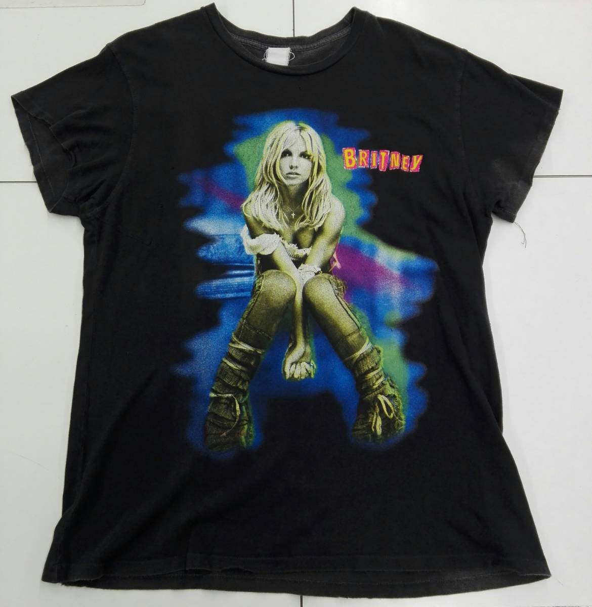 MADE WORN メイドウォーン 半袖Tシャツ ヴィンテージ加工 Britney