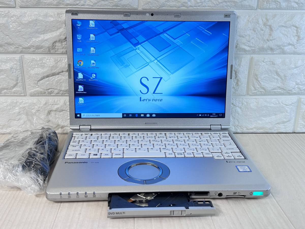 12.1 小型 パナ CF-SZ6RDQVS 8GB 256GB I5 DVD ジャンク/ Panasonic CF