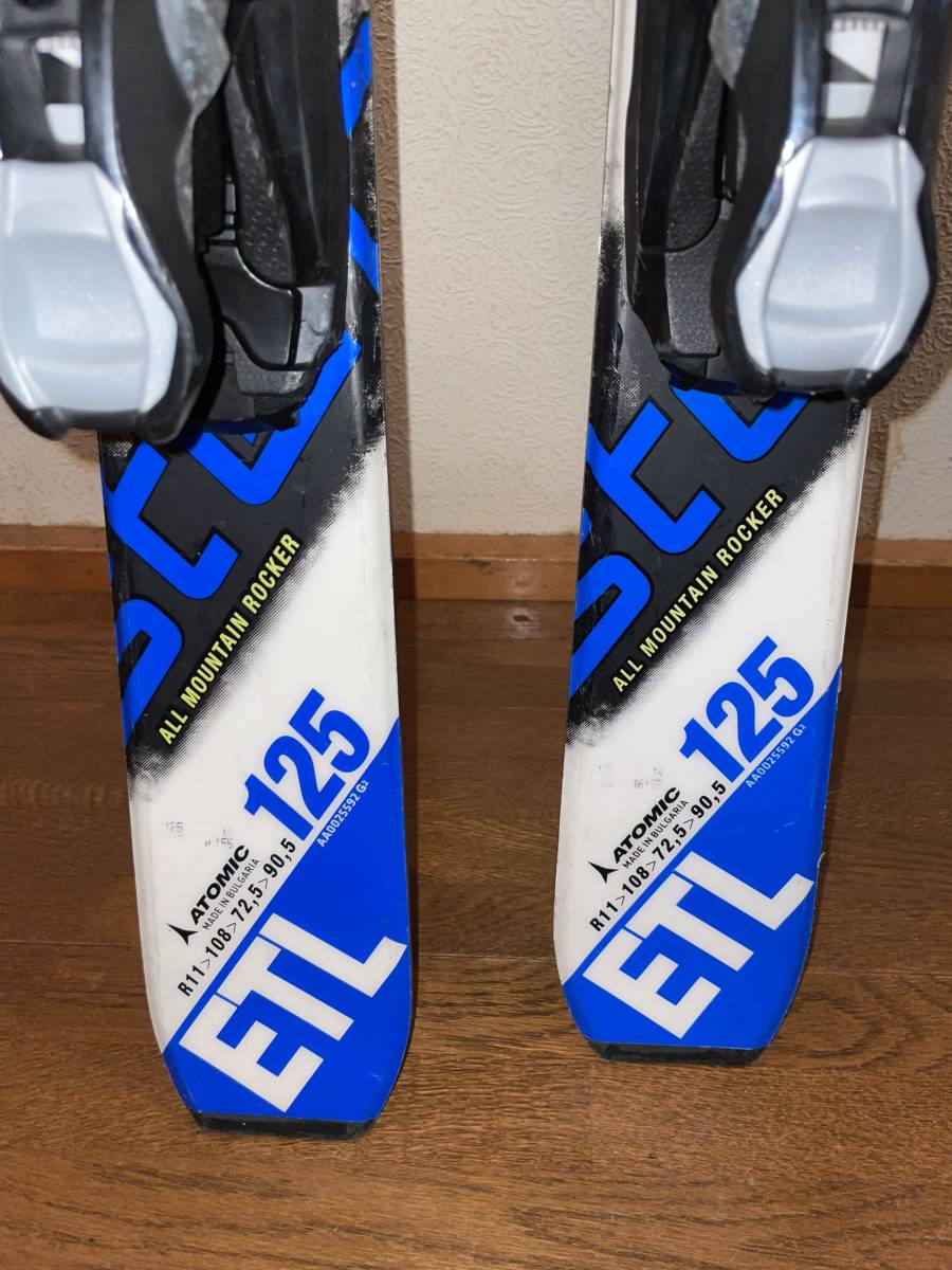 専用　ショートスキー　ミッドスキー ATOMIC bluester ETL Atomic アトミック/ミッドスキー板 BLUESTER ETL BEND-X + XTE10 125cm