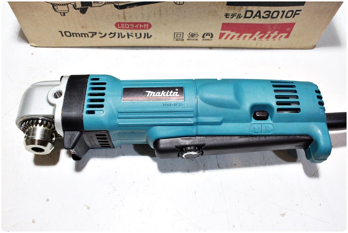 1円～【美品】makita マキタ 10mmアングルドリル DA3010F
