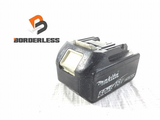 中古品!1円スタート!送料無料】makita マキタ 18V 6.0Ah 残量表示付き 