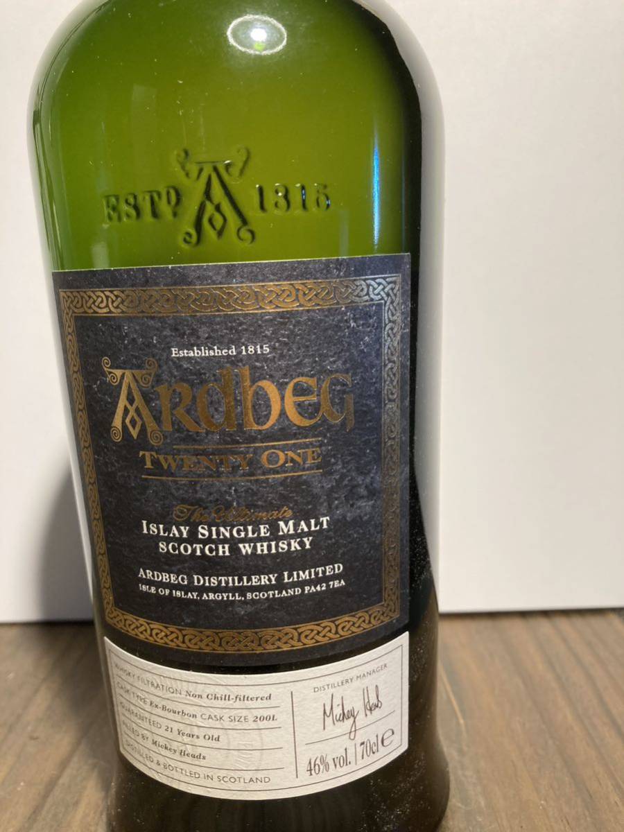 おまけ付】アードベッグ21年 700ml 46%