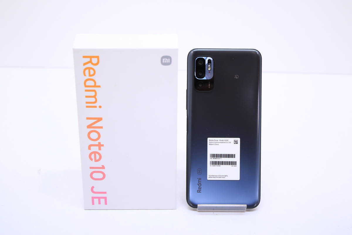 Xiaomi/シャオミ Redmi Note 10 JE XIG02 [XIG02SHA] グラファイト 