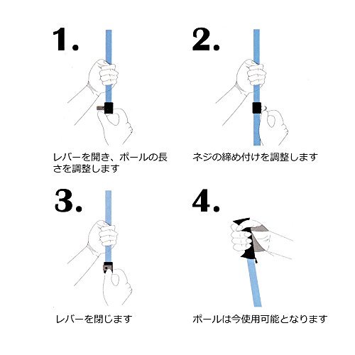 パープル JTDトレッキングポール/ウオーキング/ハイキング/ロッククライミング/バックパッキング/杖、カーボンファイバー超軽量シ_7