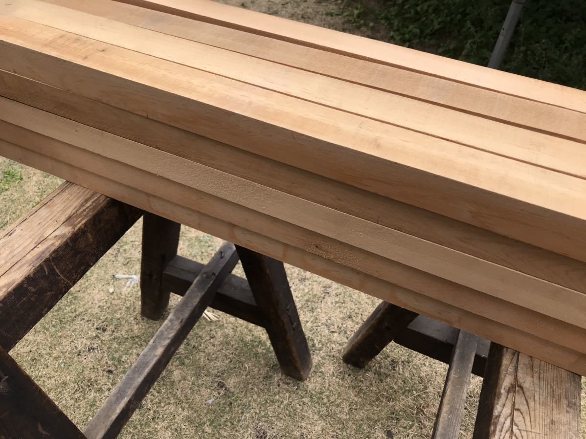 木曽ひのき角材 柾目赤身 70～85cm×4.5cm程度×3.5cm程度 20