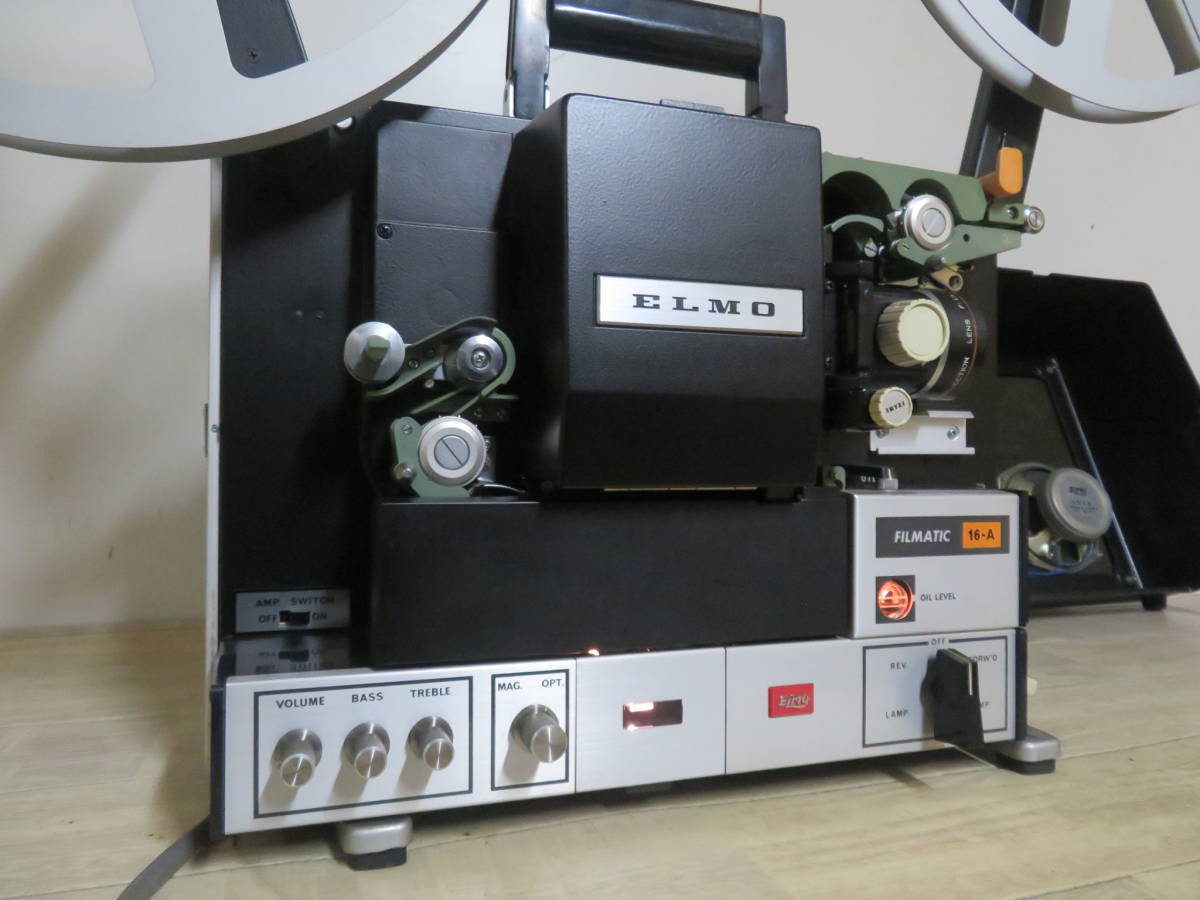エルモ ELMO 16-CL 16mm 映写機 ランプ点灯 ELMO 16mm projectors