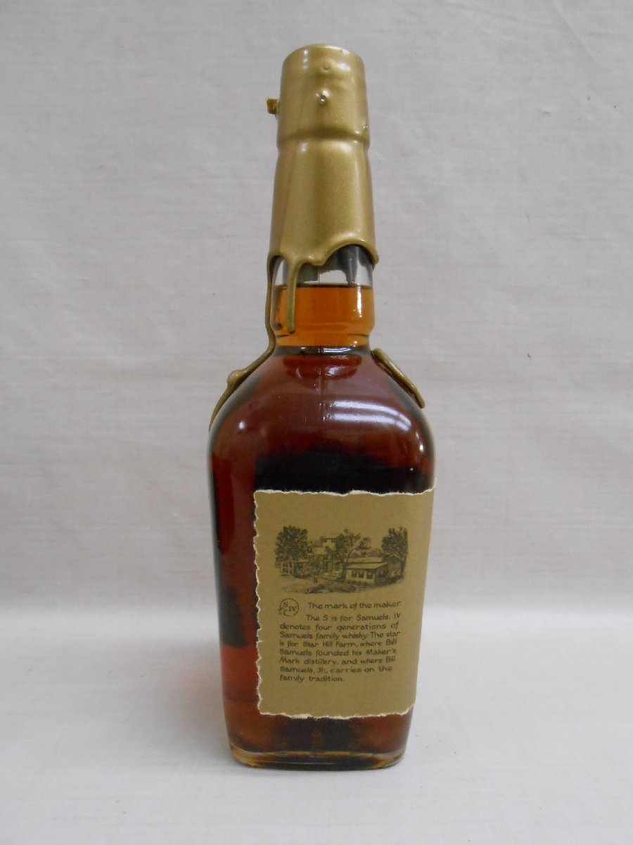 古酒・未開栓Maker's Mark メーカーズマーク ゴールドトップ