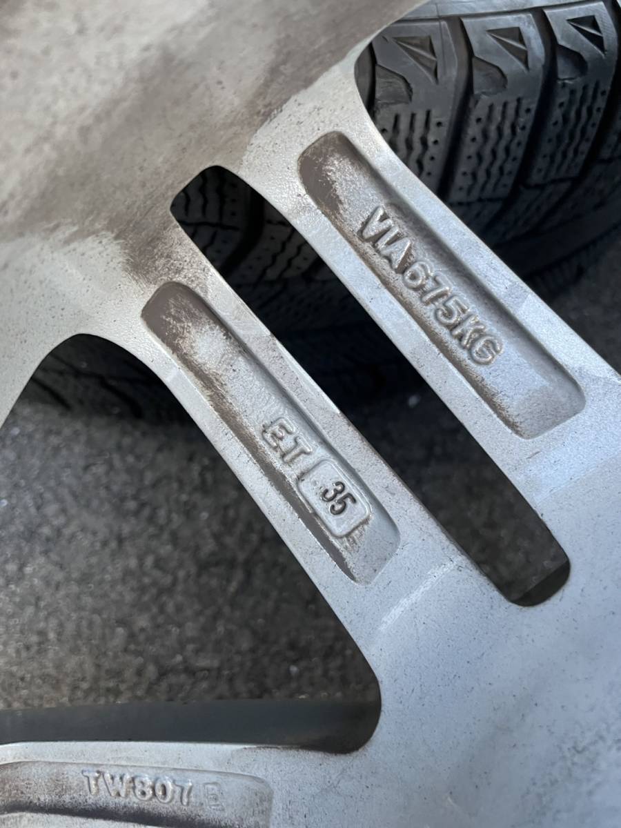 ATSアルミホイール4本セット 245/45R17 W212に取り付けておりました