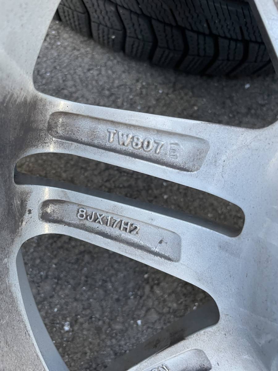 ATSアルミホイール4本セット 245/45R17 W212に取り付けておりました
