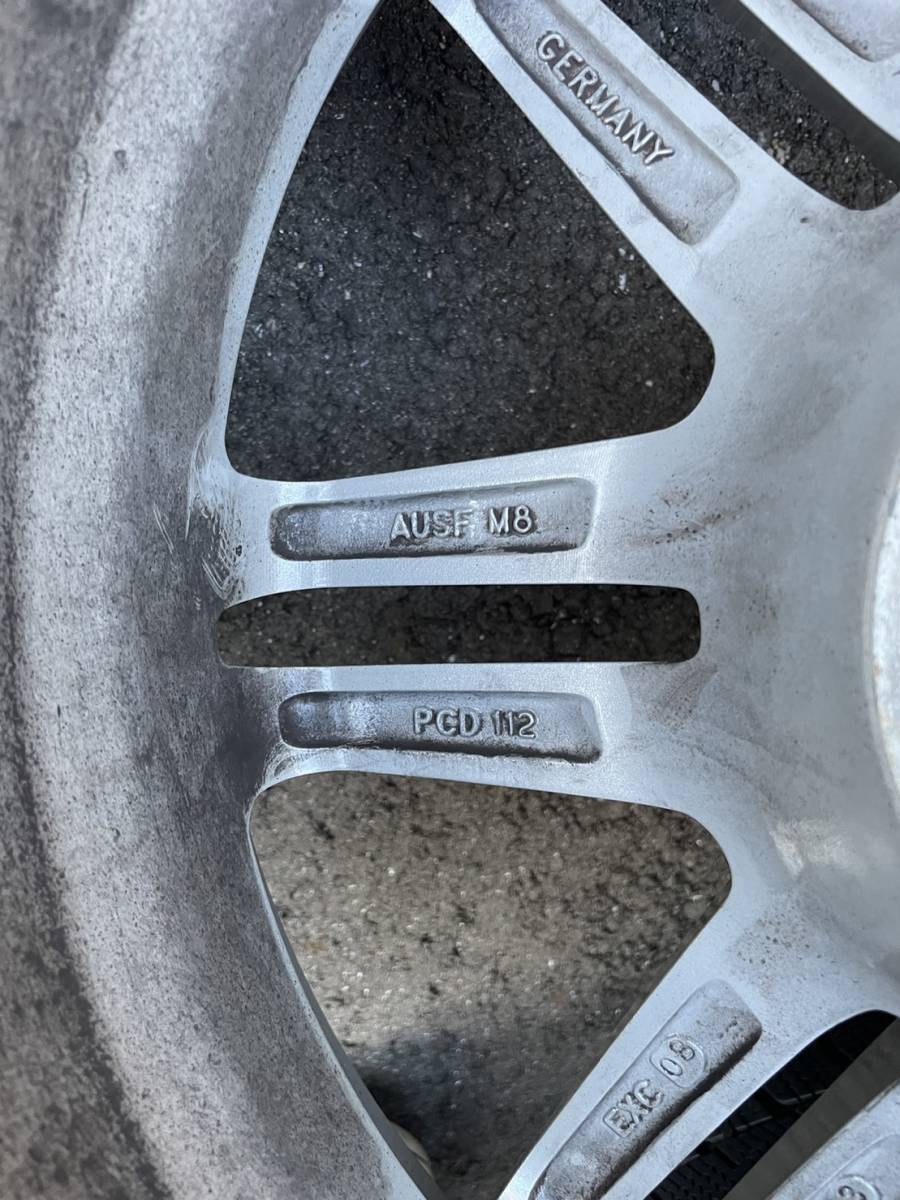 ATSアルミホイール4本セット 245/45R17 W212に取り付けておりました