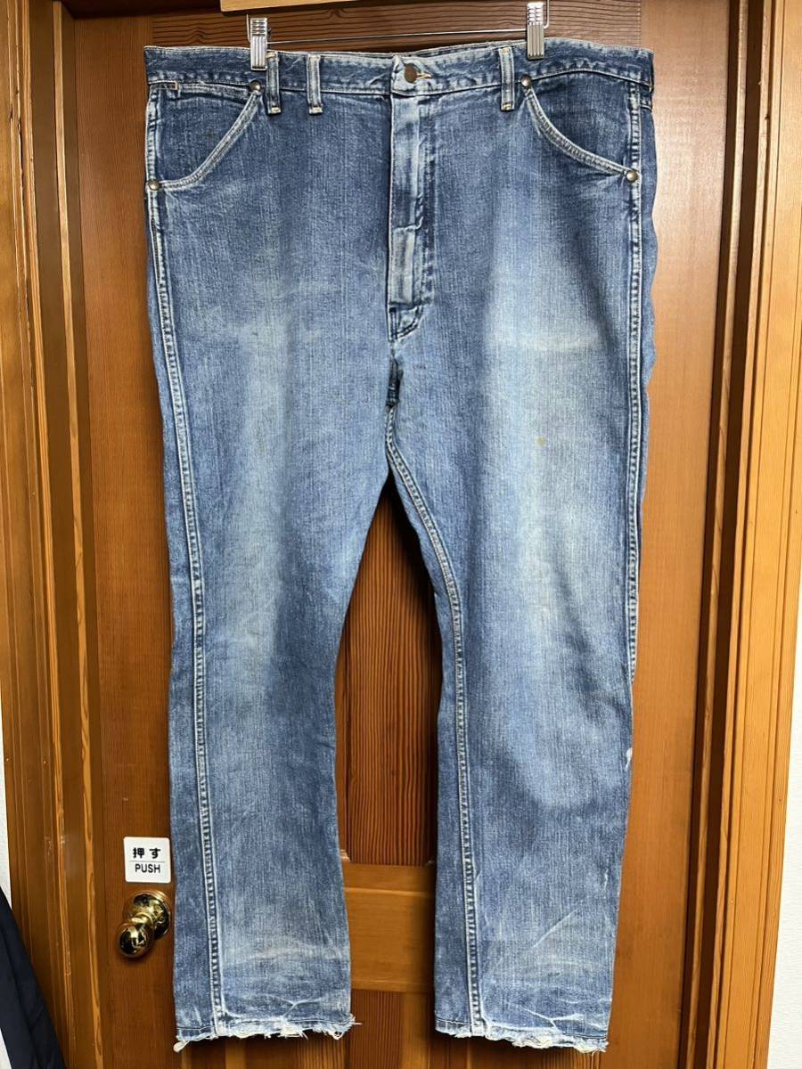 送料無料 60s Wrangler ラングラー 11MWZ 斜めベルUSA製 W42 