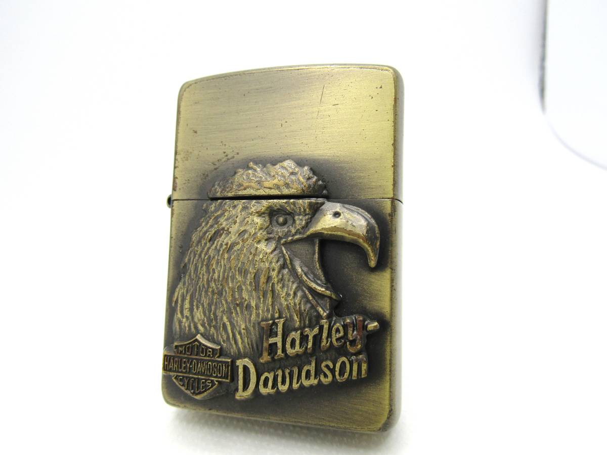 ハーレーダビッドソン 白頭鷲 メタル ブラス zippo ジッポ 1995年 
