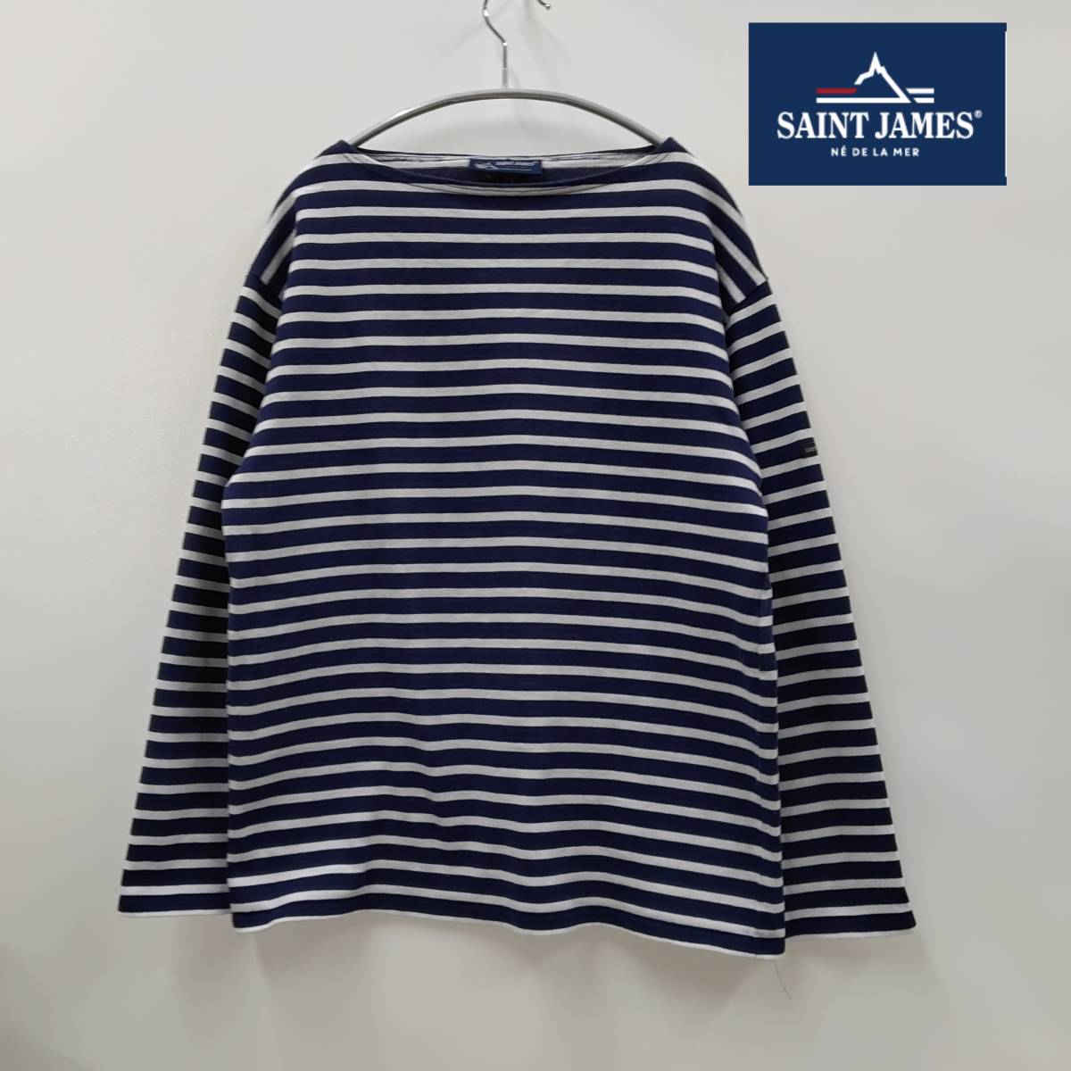 大得価，人気 SAINT JAMES/セントジェームス/OUESSANT/ウエッソン/バスク生地ボートネックカットソー/厚手/フランス製/SIZE 40(セントジェームス)｜売買されたオークション情報、yahooの商品情報をアーカイブ公開 セントジェームス