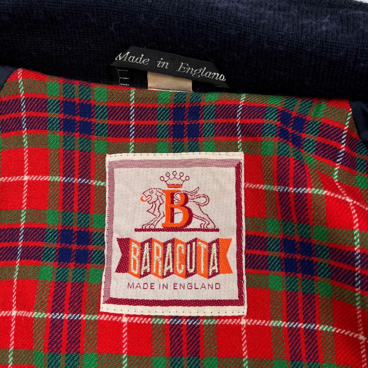 レア!!ビンテージ!!◇英国製◇BARACUTA バラクータ カシミヤ混 ウール 
