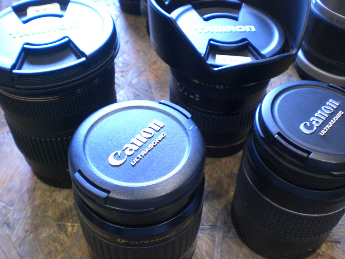 ★25点★AFレンズ CANON NIKON PENTAX OLYMPUS など フィルム一眼レフカメラ用レンズ等25点 PENTAX CANON TAKUMAR Tokina