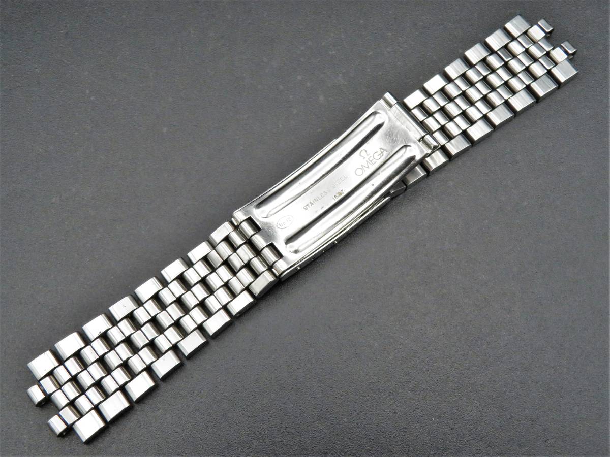 1円～! OMEGA オメガ 純正SSブレス 1507 FF518/18 取り付け幅19mm 