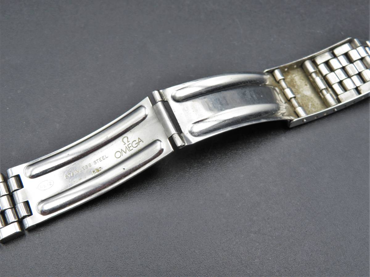 1円～! OMEGA オメガ 純正SSブレス 1507 FF518/18 取り付け幅19mm 