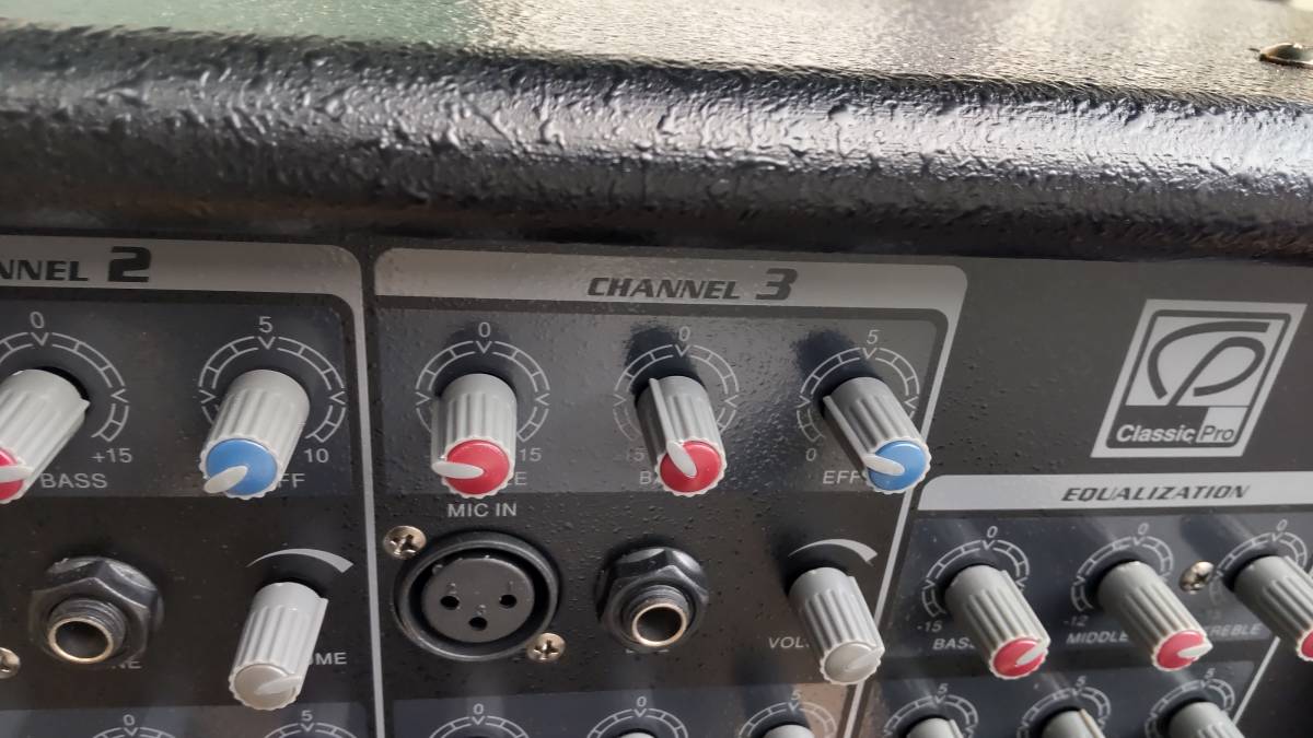 中古美品 クラシックプロ パワードミキサー PA12/6 6チャンネル