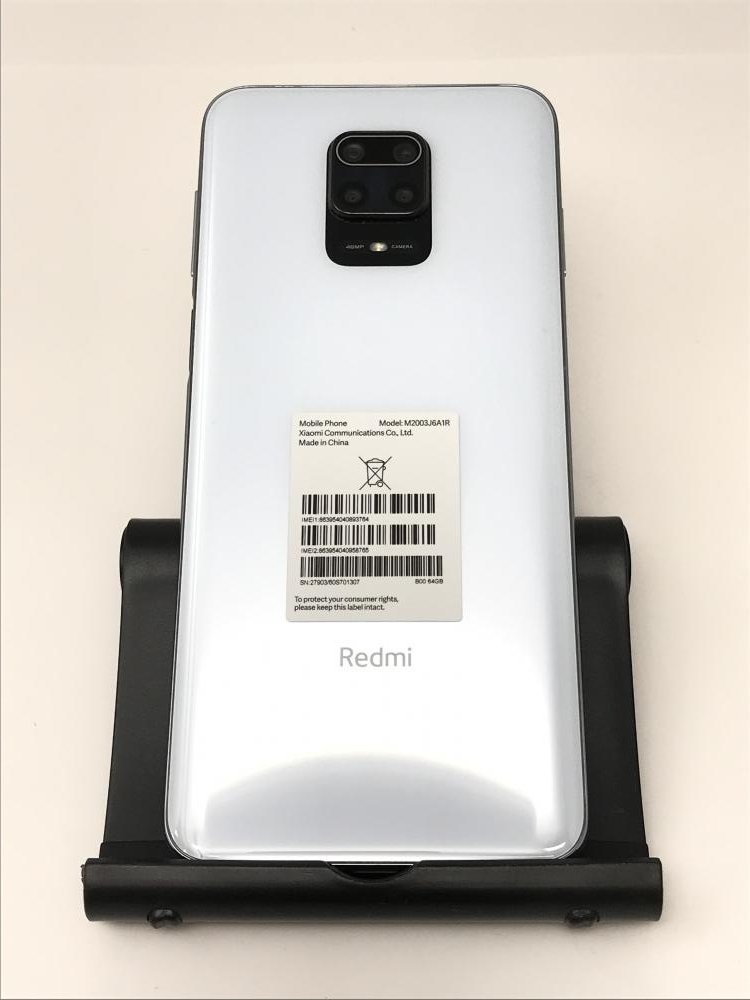 U406【美品】 Xiaomi Redmi Note 9S 64GB SIM フリー グレイシャー