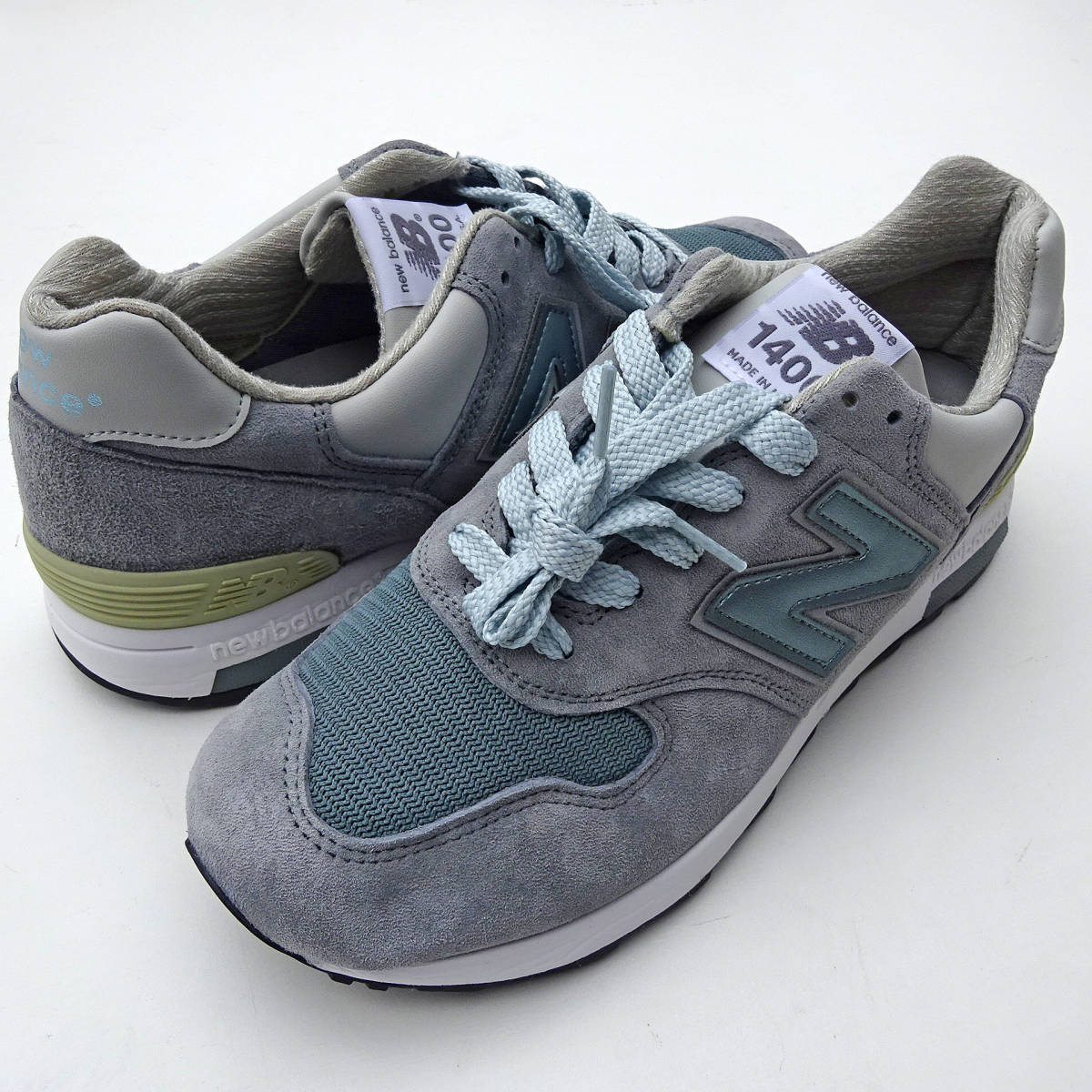 新品送料込みNew Balance M1400SB USA製 US9.5 27.5cm スティールブルー 新品 アメリカ米国製 グレー スウェードNB スニーカー Made In USA