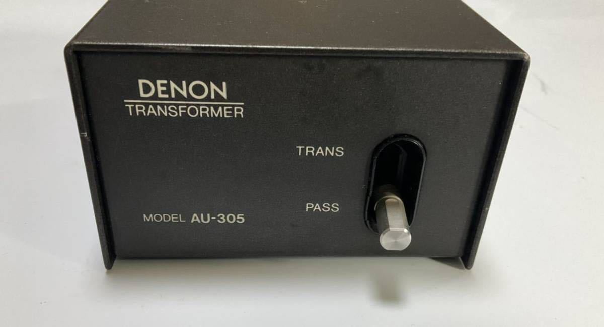 DENON AU-305 MCカートリッジ昇圧トランス 音出しOK 【公式通販】
