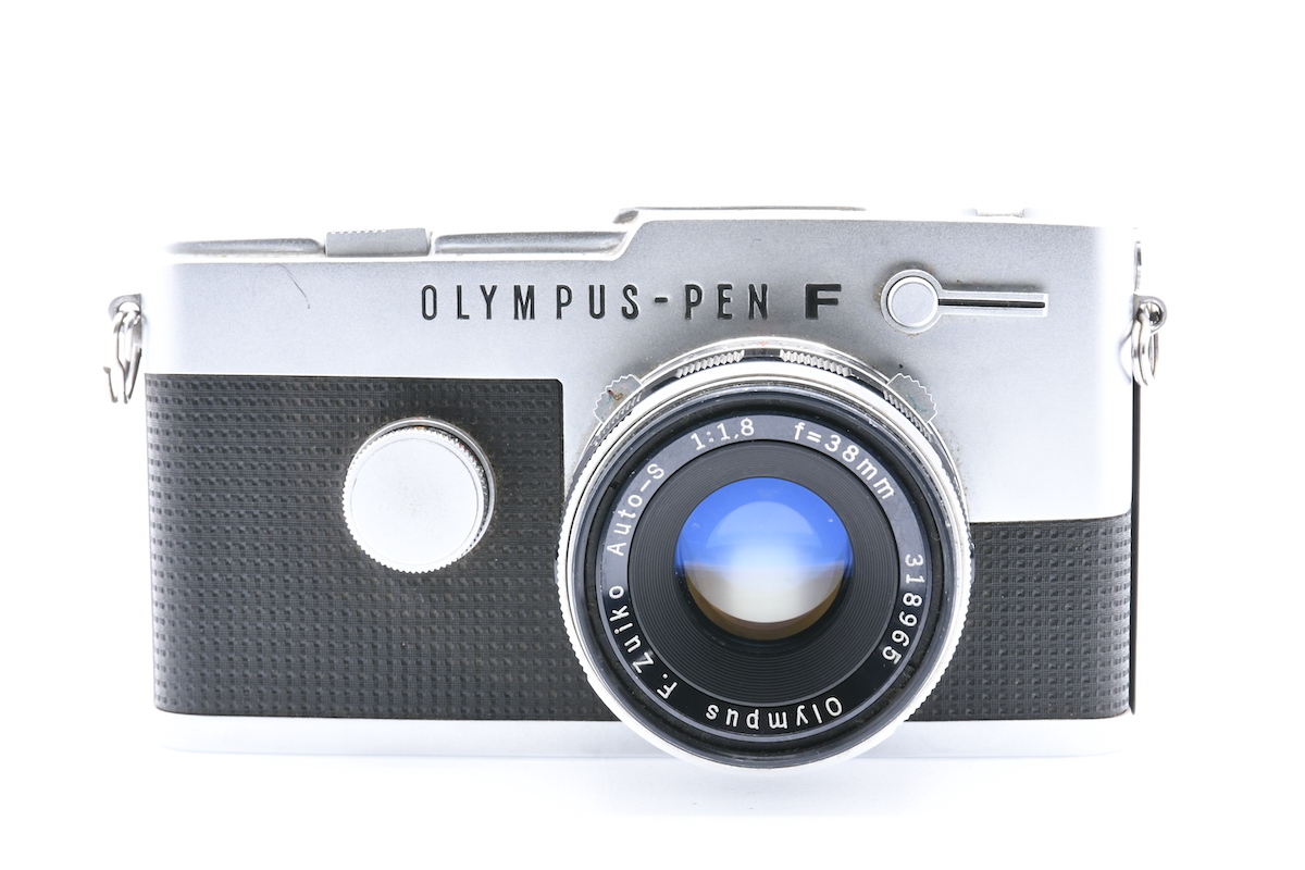 OLYMPUS PEN F + Olympus F.Zuikko Auto-S 38mm F1.8 フィルムカメラ