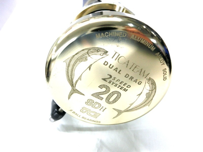 1円スタート ベイトリール TICA TEAM DUAL DRAG 20SDH ティカチーム