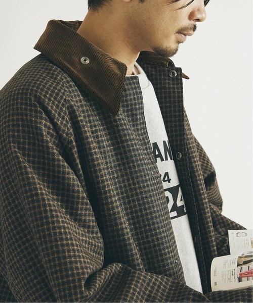 21AW BARBOUR バブアー 別注 OS OVERSIZED BURGHLEY WOOL オーバー