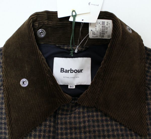 21AW BARBOUR バブアー 別注 OS OVERSIZED BURGHLEY WOOL オーバー