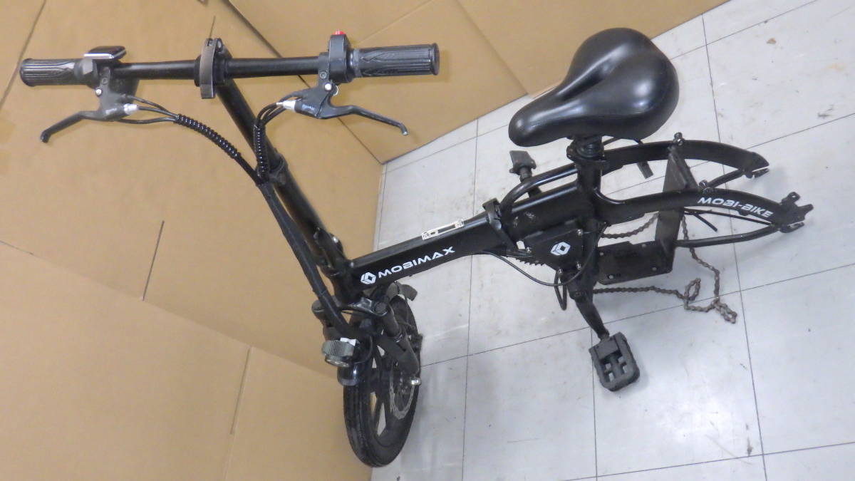 MOBI-BIKE MOBIMAX ディスク式 14インチ 折り畳み電動自転車 (電動 