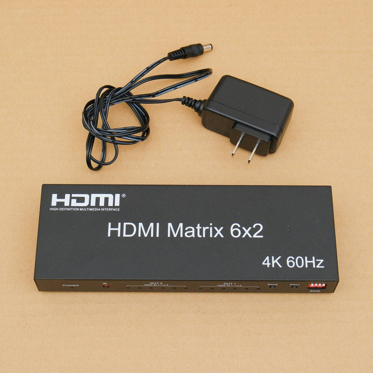 驚きの破格値，セール 品 ディスプレイ切替器 HDMI 6入力2出力 音声出力 4K 60Hz対応 リモコン付き HDMI matrix スイッチャー 画面切り替え(ディスプレイ切替器)｜売買されたオークション情報、yahooの商品情報をアーカイ ディスプレイ切替器