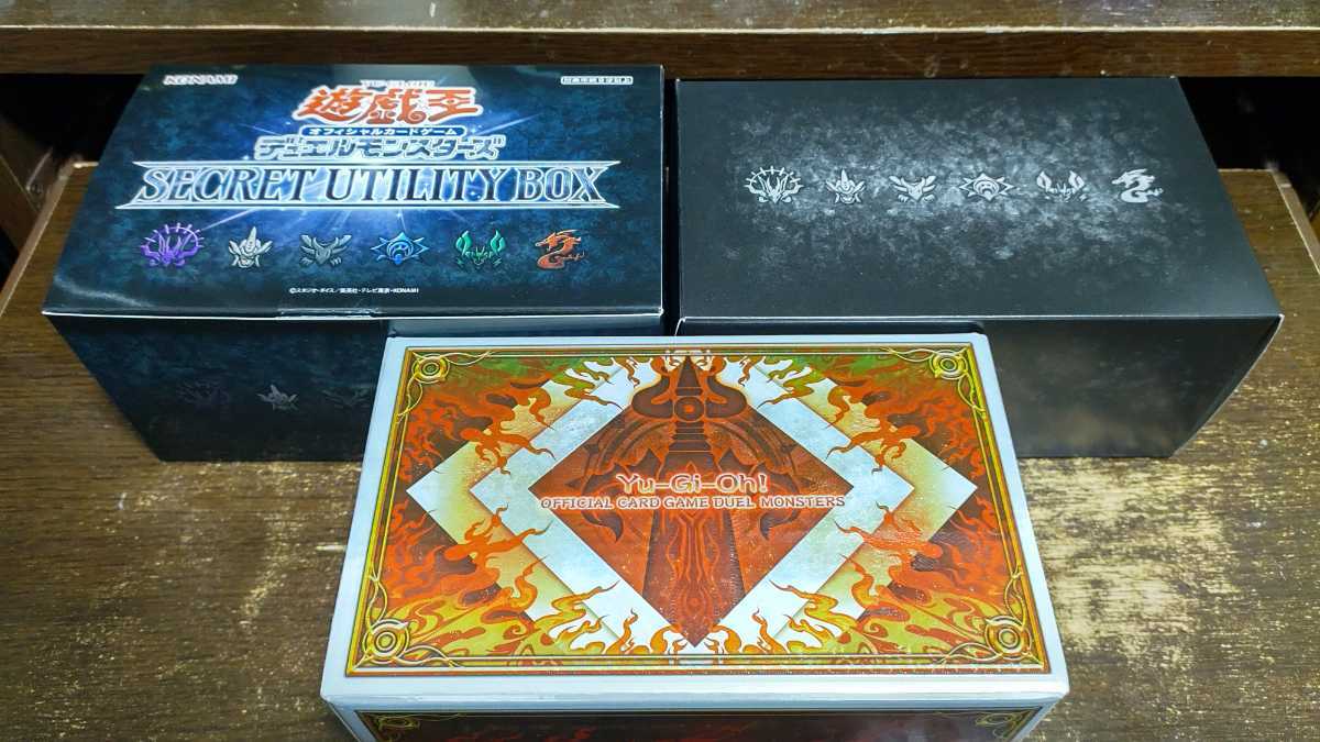 遊戯王 secret UTILITY BOX 倶利伽羅天童 未開封 遊戯王 倶利伽羅天童