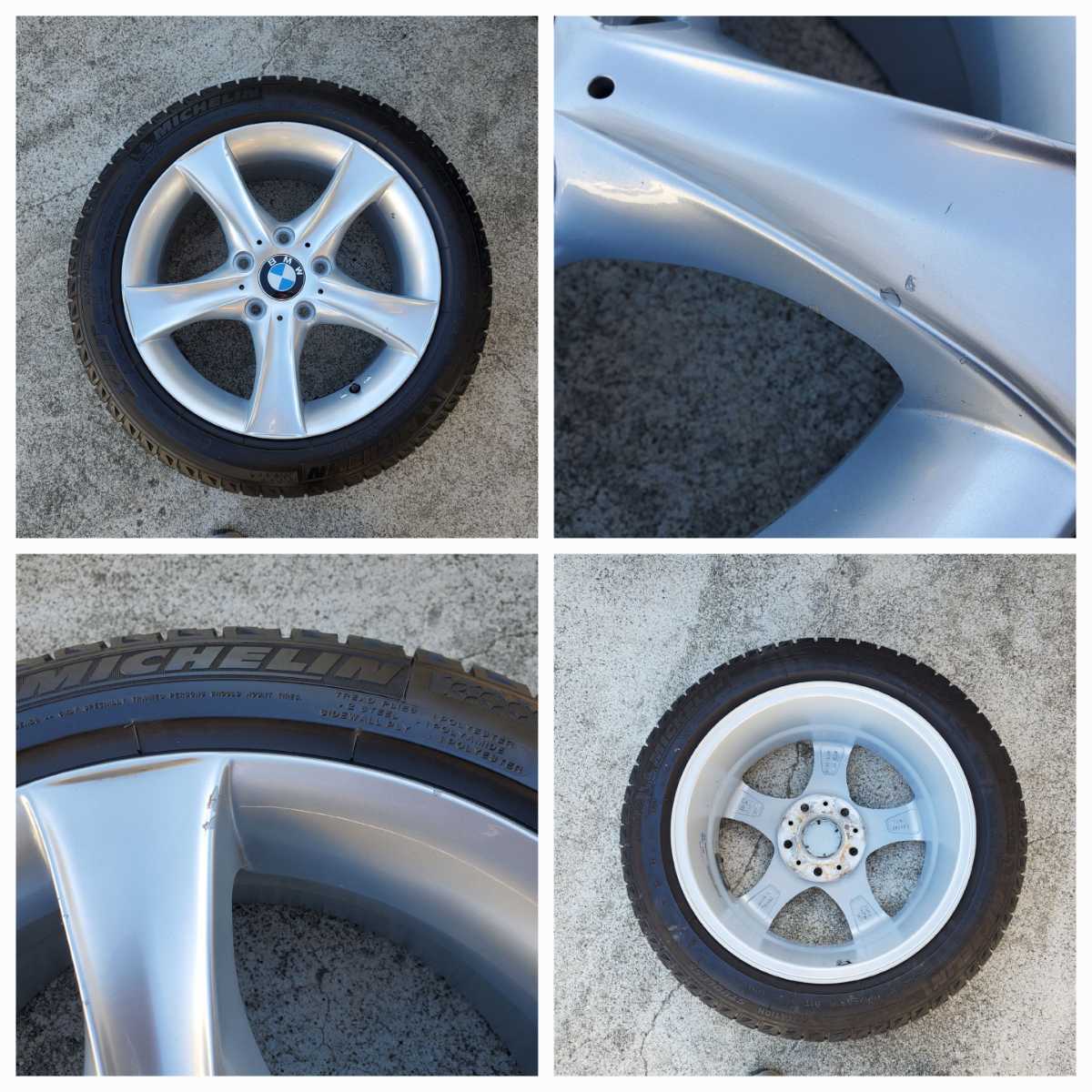 195/55R16 ミシュラン スタッドレスタイヤ　アルミホイール ４本　☆送料無料　BMW １シリーズ　120i e87 スタッドレス 195&frasl;55R16 ミシュラン195&frasl;55Ｒ16セット 2024年-2025年製 冬タイヤ 16インチ