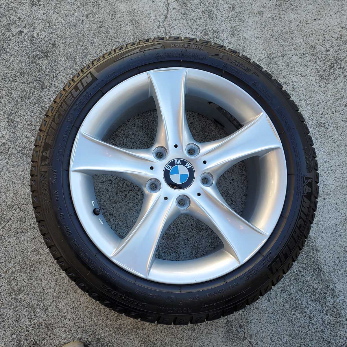 195/55R16 ミシュラン スタッドレスタイヤ　アルミホイール ４本　☆送料無料　BMW １シリーズ　120i e87 スタッドレス 195&frasl;55R16 ミシュラン195&frasl;55Ｒ16セット 2024年-2025年製 冬タイヤ 16インチ
