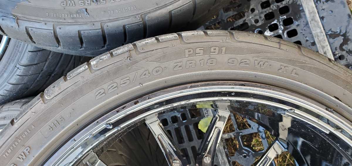 レイズ グラムライツ 57FXX 225/40R18 18インチ PCD100 5H 8J +45 86