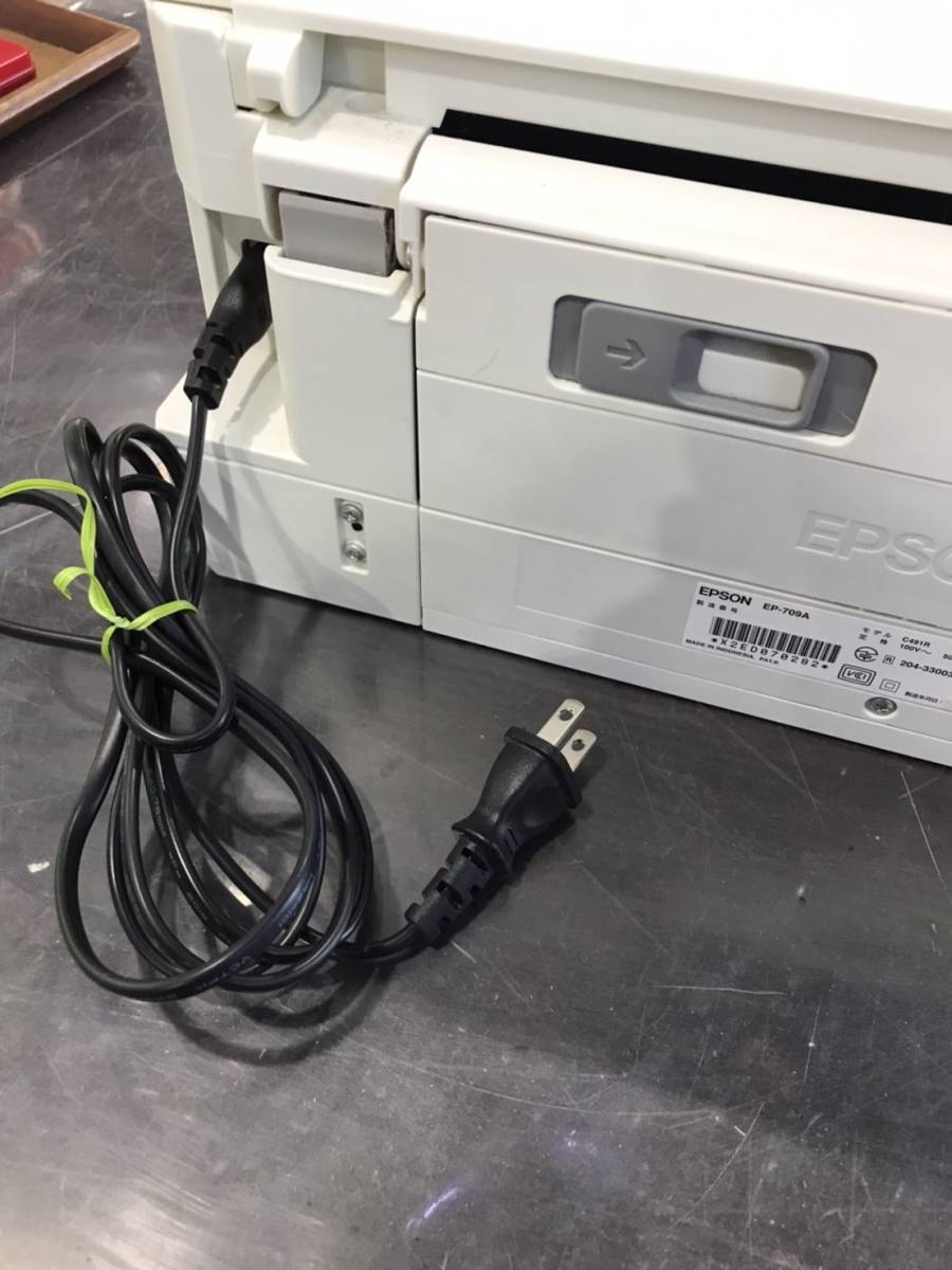 ◇EPSON インクジェットプリンター 複合機 EP-709A◇通電確認のみ