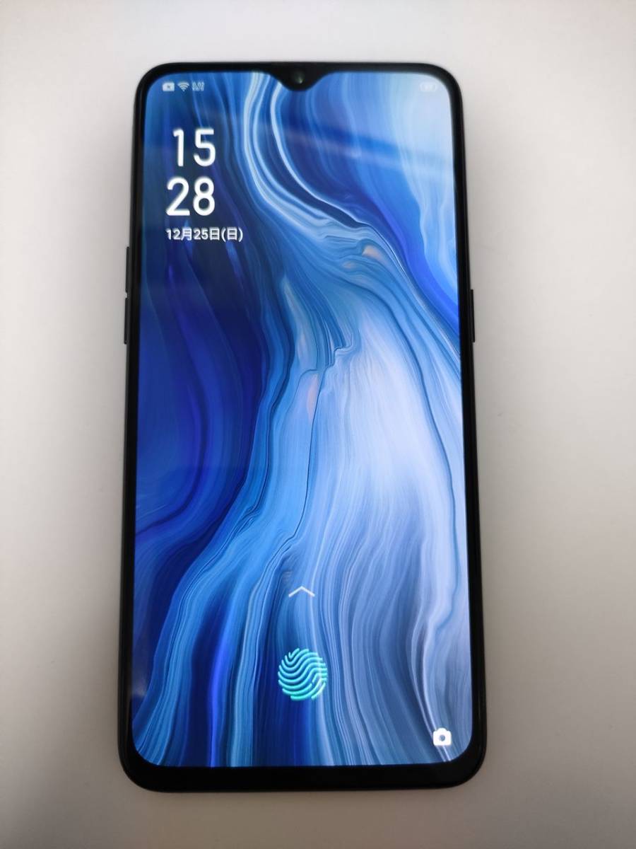 OPPO RenoA 楽天モバイル版128GB ブラック 動作品 OPPO Reno A 128GB
