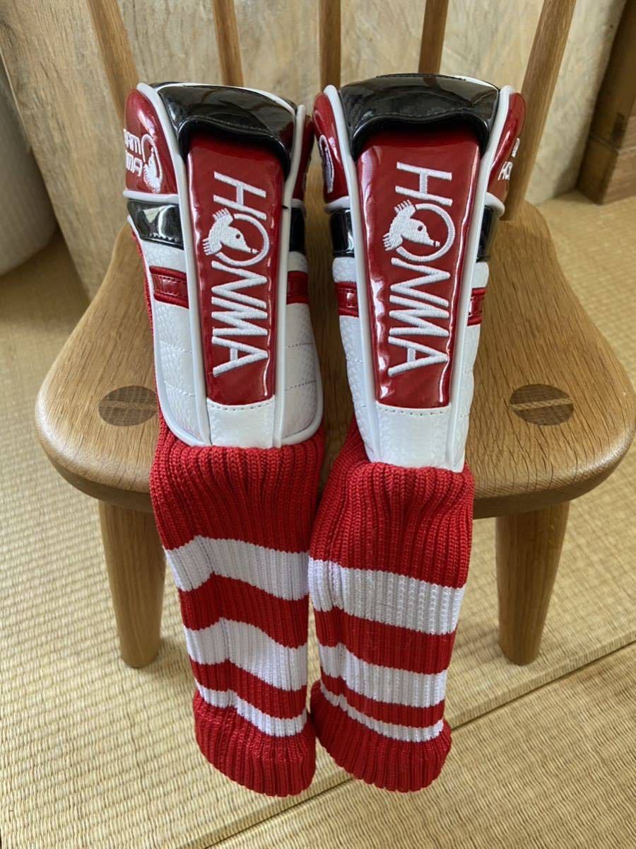 本間ゴルフ　ホンマ　ユーティリティヘッドカバー　2本セット　中古美品_1